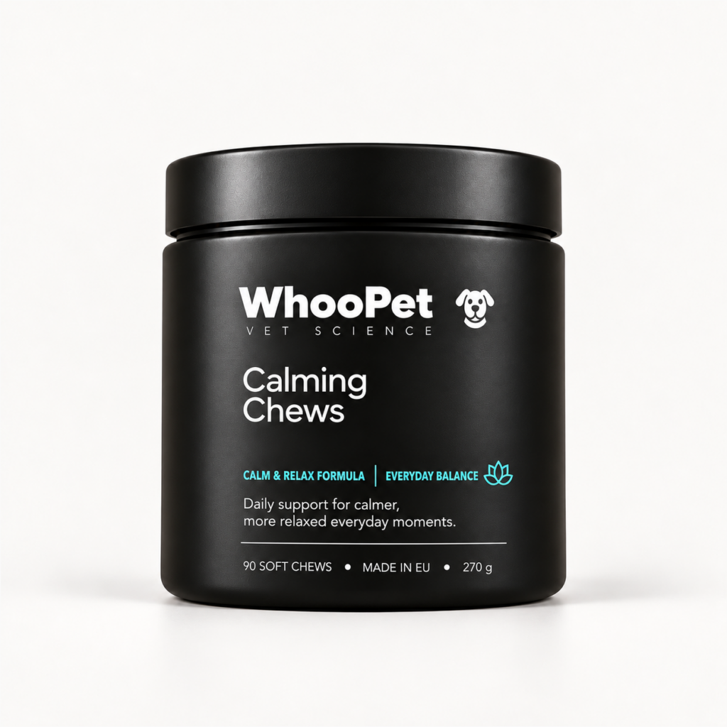 WhooPet Calming Chews – suplement wspierający codzienny spokój i równowagę psa