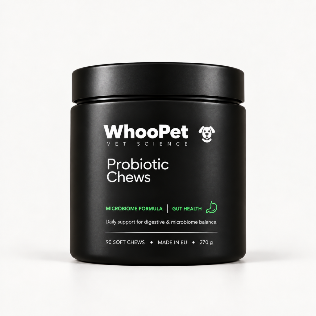 WhooPet Probiotic Chews – suplement wspierający trawienie i mikrobiom psa